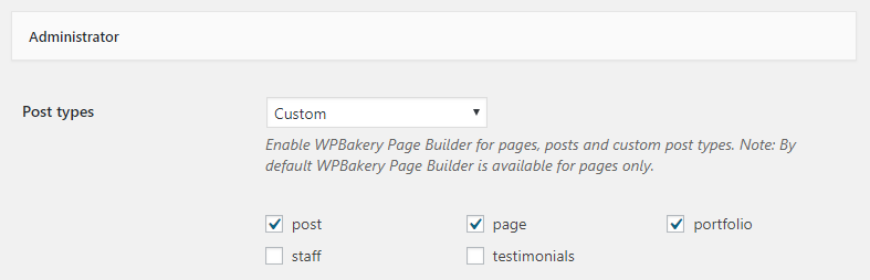 WPBakery Page Editor Enable CPT | Tutorial Image 4